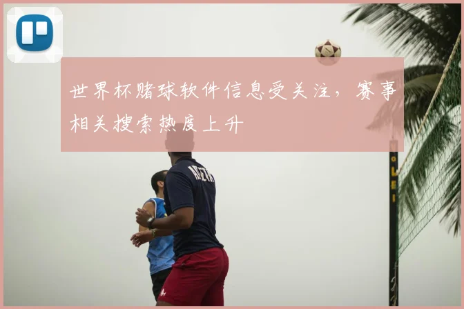 世界杯赌球软件信息受关注,赛事相关搜索热度上升