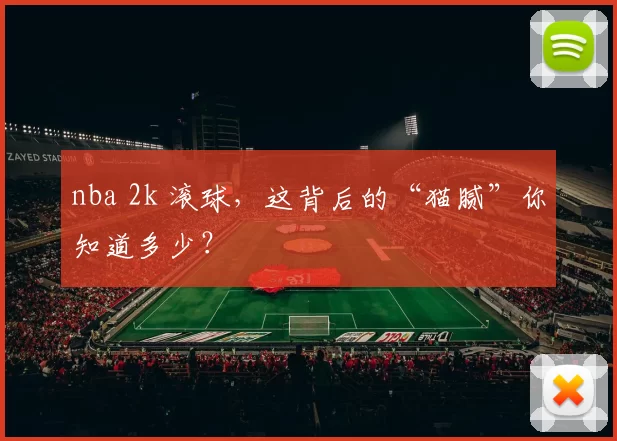 nba 2k 滚球，这背后的“猫腻”你知道多少？