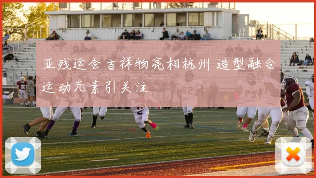 亚残运会吉祥物亮相杭州 造型融合运动元素引关注